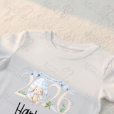 Personalised 2026 My First Easter Organic Cotton Baby Tee: Easter Bunny 2026 Design