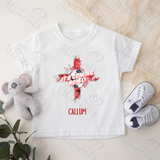 Personalised "It's Coming Home" England Football T-shirt for World Cup - All Sizes - Design 3