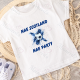 No Scotland No Party Scotland Football T-shirt for World Cup - Various Sizes - Design 4