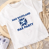 No Scotland No Party Scotland Football T-shirt for World Cup - Various Sizes - Design 3