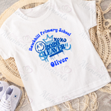 Personalised Class of 2026 Leavers Graduation T-shirt - Graffiti Design