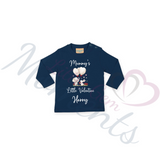 Personalised Mummy's Little Valentine Long Sleeved Top - Baby and Toddler