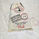 Personalised Christmas Special Delivery Santa Gift Sacks
