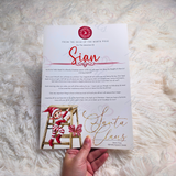 Personalised Elf Arrival Letter for December 1st - Climbing Elf