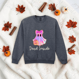 Dead Inside With Ghost Sweatshirt | Adult Halloween Sweater | Available In A Huge Range Of Colours