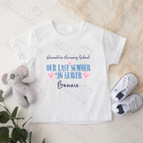 Personalised Class of 2026 Leavers Graduation T-shirt - "Our Last Summer" 26 Leaver