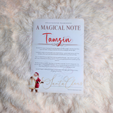 Personalised "A Magical Note" Christmas Letter from Santa. Custom Xmas Santa Letter.