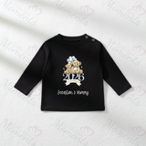 Personalised Our 1st Mother's Day Long Sleeved Top - Baby and Toddler - Teddy Bear Design