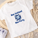 No Scotland No Party Scotland Football T-shirt for World Cup - Various Sizes - Design 2