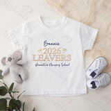 Personalised Class of 2026 Leavers Graduation T-shirt - 2026 Leavers Design