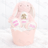 Personalised "My First Easter" Bunny Teddy. Custom Keepsake 1st Easter Bunny Plush