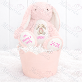 Personalised "My Very First Easter" Bunny Teddy. Custom Keepsake 1st Easter Bunny Plush