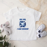 Personalised "Yes Sir, I Can Boogie" Scotland Football T-shirt for World Cup - All Sizes - Flag Design