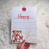 Personalised Elf Arrival Letter for December 1st - Climbing Elf