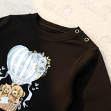 Personalised Happy Mother's Day Long Sleeved Top - Baby and Toddler - Hot Air Balloon Design