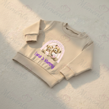 Personalised Happy Mother's Day Sweatshirt. Baby/Toddler Jumper - Teddy Rainbow Design