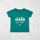 Personalised Baby "My 1st Easter" T-shirt - Easter Train Design