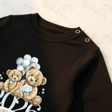 Personalised Our 1st Mother's Day Long Sleeved Top - Baby and Toddler - Teddy Bear Design