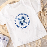 No Scotland No Party Scotland Football T-shirt for World Cup - Various Sizes - Design 5
