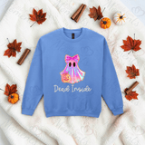 Dead Inside With Ghost Sweatshirt | Adult Halloween Sweater | Available In A Huge Range Of Colours
