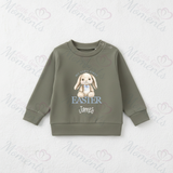 Personalised "My Very First Easter" Bunny Sweatshirt. Baby/Toddler Jumper - Very First Easter Design