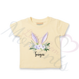 Personalised Kids Easter Bunny Ear T-shirt
