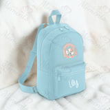 Personalised Kids Rainbow Elephant Mini Backpack