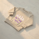 Personalised "My 1st Easter" Sweatshirt. Baby/Toddler Jumper - Easter Train Design