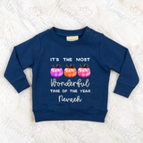Most Wonderful Time Of The Year Larkwood Sweatshirt | Halloween Toddler Top