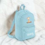 Personalised Kids Baby Giraffe Mini Backpack