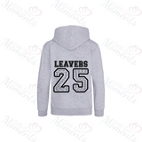 Personalised Leavers Hoodies. Custom Class of 2025 Graduation Hoodie - Nursery, Primary School, High School, College, University