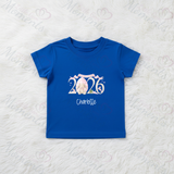 Personalised 2026 My First Easter Organic Cotton Baby Tee: Easter Bunny 2026 Design