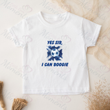 Personalised "Yes Sir, I Can Boogie" Scotland Football T-shirt for World Cup - All Sizes - Flag Design