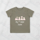 Personalised Baby "My 1st Easter" T-shirt - Easter Train Design