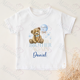 Personalised Promoted To Big Sister/Big Brother T-shirt - Pink or Blue