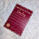 Personalised "I Believe In You" Tartan Santa Letter