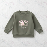 Personalised "My First Easter 2026" Bunny Sweatshirt. Baby/Toddler Jumper - Easter 2026 Design