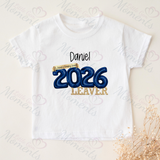 Personalised Class of 2026 Leavers Graduation T-shirt - Balloon Design