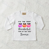 Personalised Kids Halloween Most Wonderful Time Of The Year Long Sleeved Top