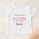 Personalised Class of 2026 Leavers Graduation T-shirt - "Our Last Summer" 26 Leaver