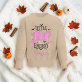 Little Terror Energy Sweatshirt | Halloween Toddler Matching Top | Kids Halloween Sweatshirt | Available In A Range Of Colours
