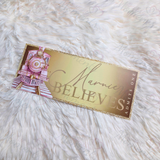 Personalised Christmas Story Book -Pink Believe Train and Ticket. Christmas Eve Box Fillers