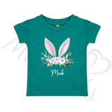 Personalised Kids Easter Bunny Ear T-shirt