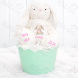 Personalised "My Very First Easter" Bunny Teddy. Custom Keepsake 1st Easter Bunny Plush