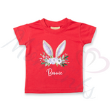 Personalised Kids Easter Bunny Ear T-shirt