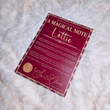 Personalised "A Magical Note" Tartan Santa Letter. Custom Christmas Eve Box Filler.