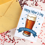 Personalised Happy Father's Day Card. Fun Fully Custom Card for Dad - Reason You Drink