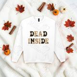Dead Inside Sweatshirt | Adult Halloween Sweater | Available In A Huge Range Of Colours
