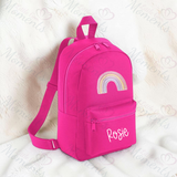 Personalised Kids Rainbow Mini Backpack