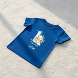 Personalised 1st Easter Organic Cotton Baby Tee: Easter Bunny Design